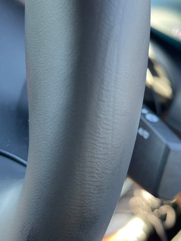 Steering wheel leather already cracking? - BMW M3 G80 G82